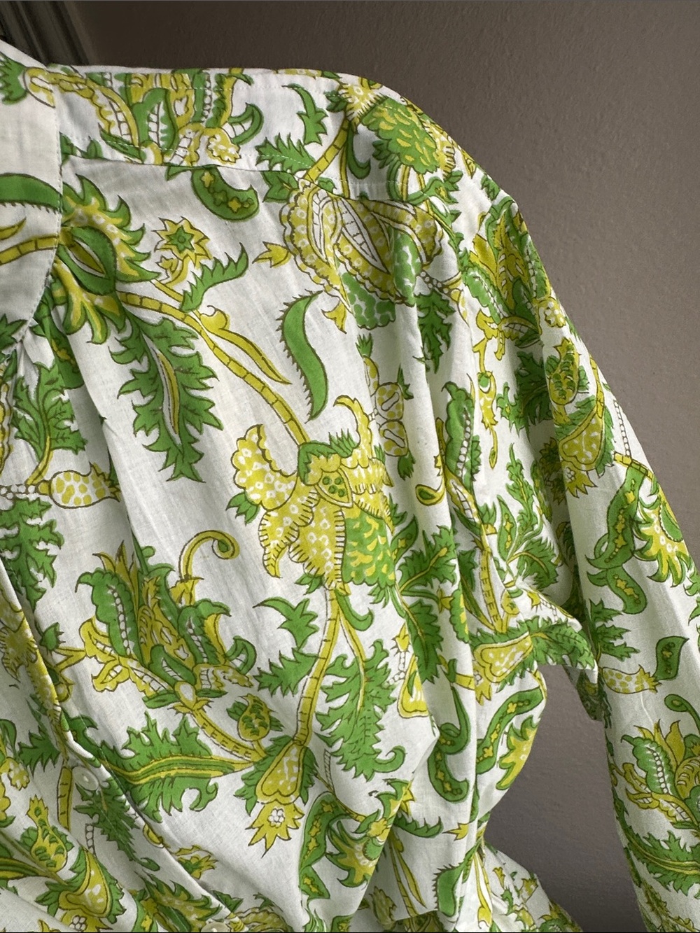 Alix Of Bohemia Sawyer Dress with Green Block Print - Picture 4 of 7